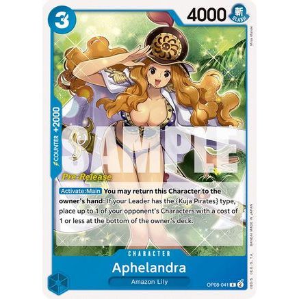Aphelandra (OP08-041) - Two Legends Pre-Release Cards