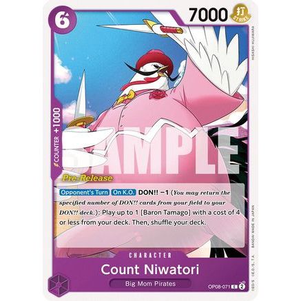 Count Niwatori (OP08-071) - Two Legends Pre-Release Cards