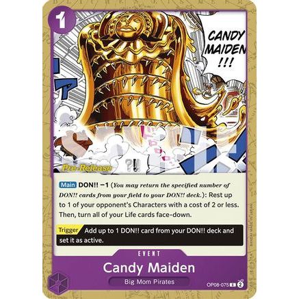 Candy Maiden (OP08-075) - Two Legends Pre-Release Cards