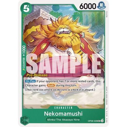 Nekomamushi (OP08-028) - Two Legends Pre-Release Cards