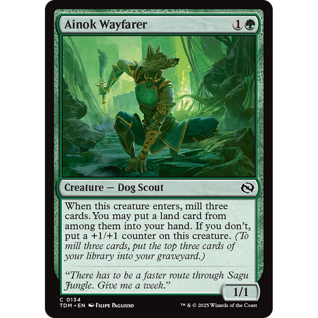 Ainok Wayfarer (TDM-134) - Tarkir: Dragonstorm Foil