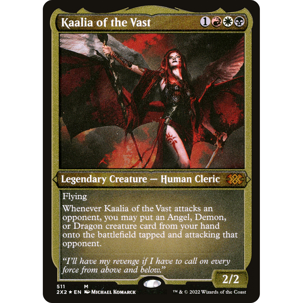 Kaalia of the Vast (Foil Etched) (2X2-511) - Double Masters 2022 Foil