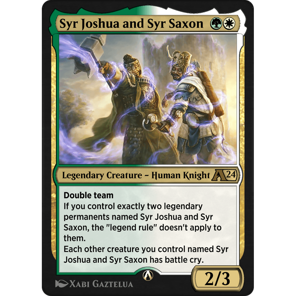 Syr Joshua and Syr Saxon (YWOE-027) - Alchemy: Wilds of Eldraine