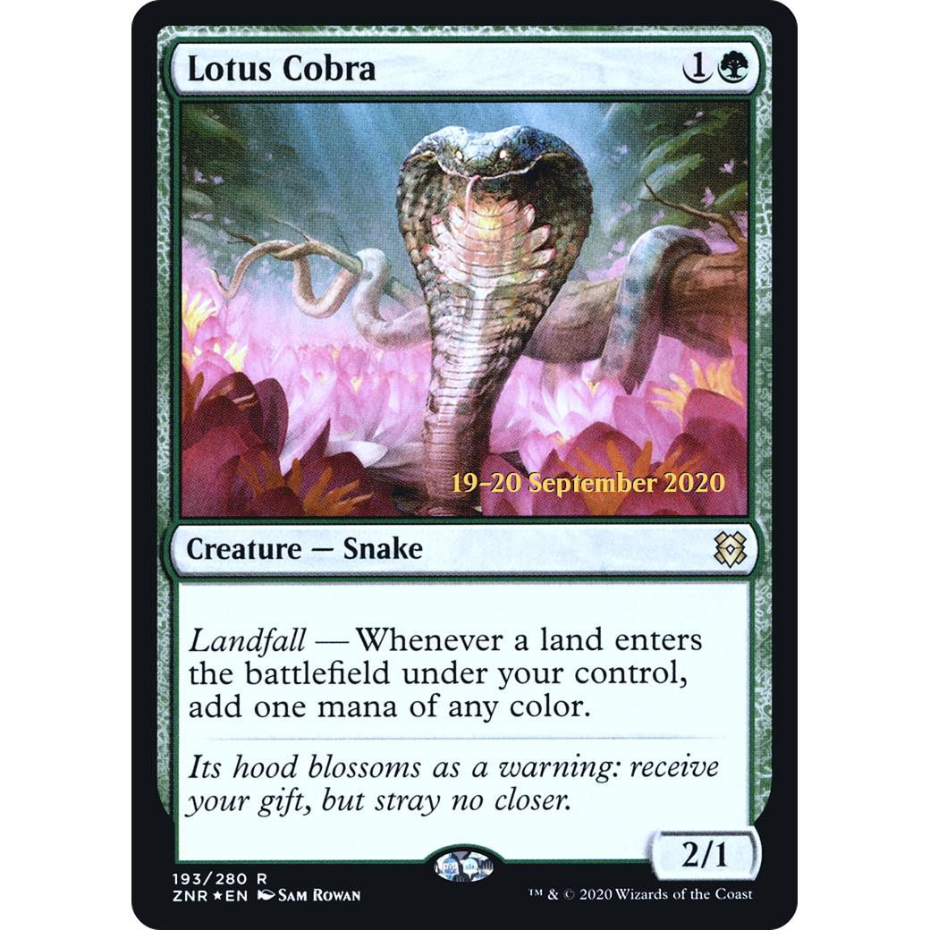 Lotus Cobra (PRE-193) - Zendikar Rising Promos Foil