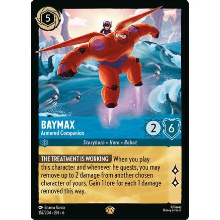 Baymax - Armored Companion (157/204) - Azurite Sea Cold Foil