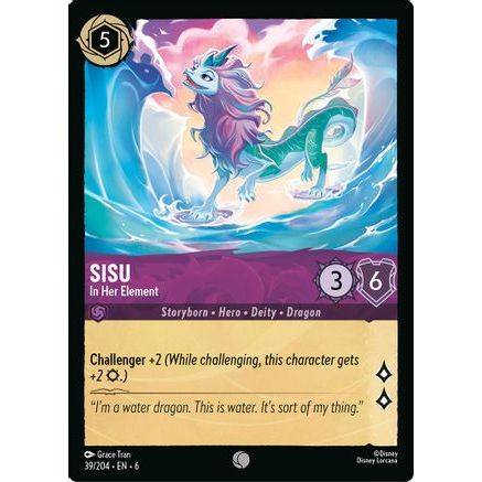 Sisu - In Her Element (39/204) - Azurite Sea Cold Foil