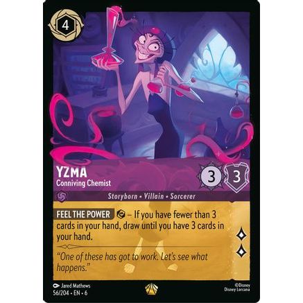 Yzma - Conniving Chemist (56/204) - Azurite Sea Cold Foil