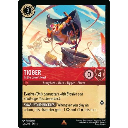 Tigger - In the Crow's Nest (126/204) - Azurite Sea Cold Foil