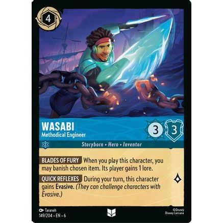 Wasabi - Methodical Engineer (149/204) - Azurite Sea Cold Foil