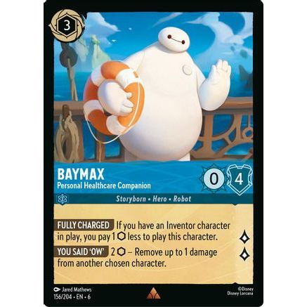 Baymax - Personal Healthcare Companion (156/204) - Azurite Sea