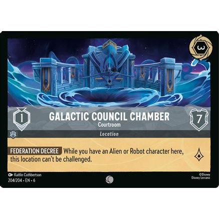 Galactic Council Chamber - Courtroom (204/204) - Azurite Sea Cold Foil