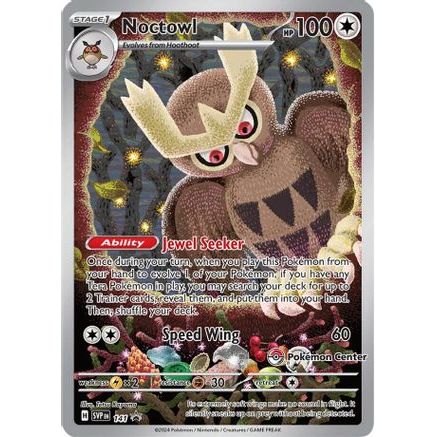 Noctowl - 141 (Pokemon Center Exclusive) 141 - SV Scarlet & Violet Promo Cards Holofoil