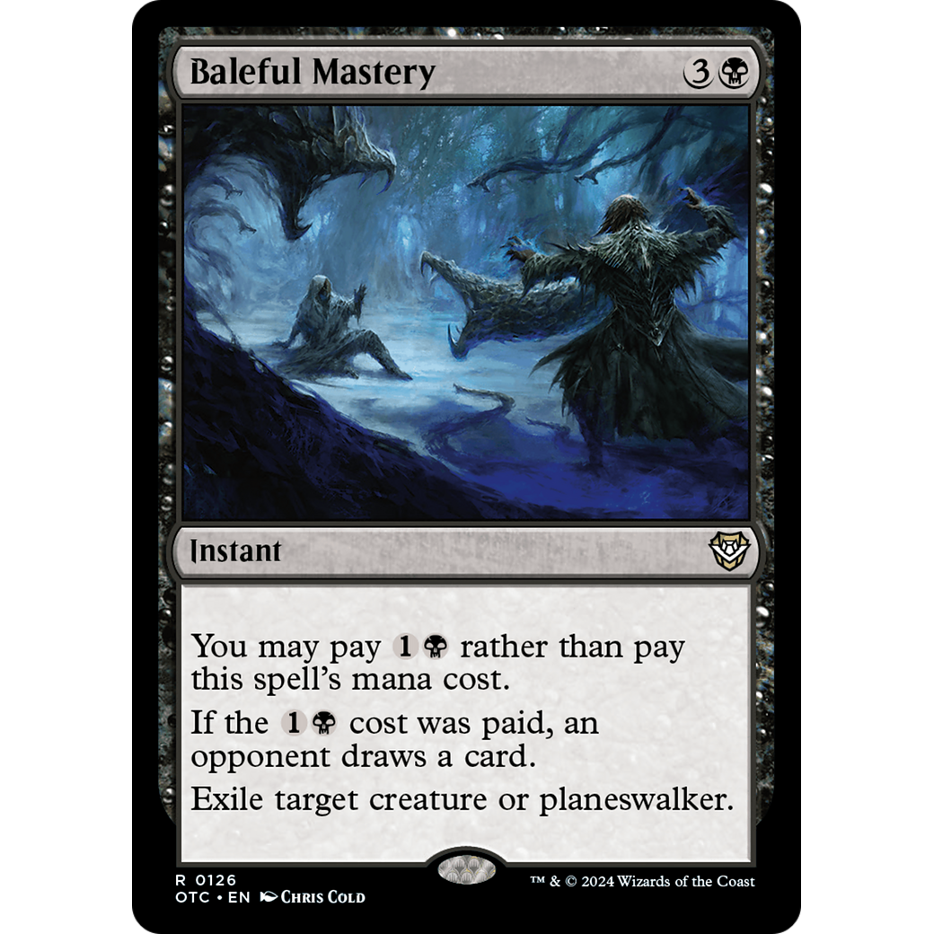 Baleful Mastery (OTC-126) - Outlaws of Thunder Junction Commander