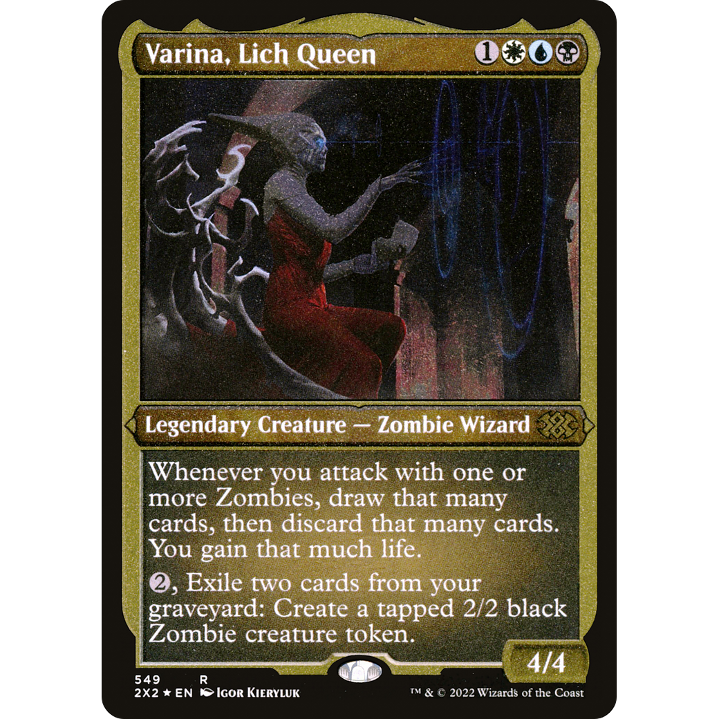 Varina, Lich Queen (Foil Etched) (2X2-549) - Double Masters 2022 Foil