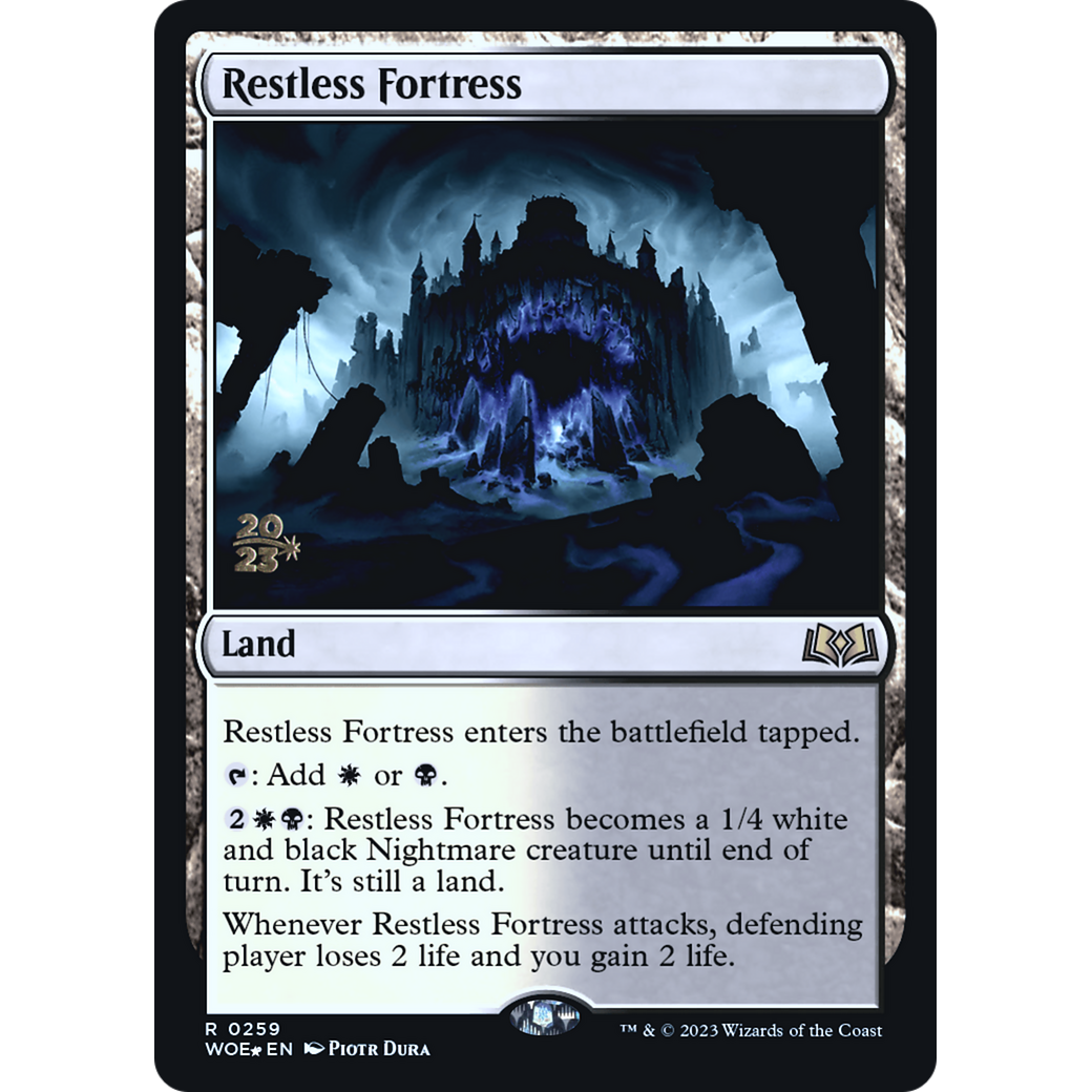 Restless Fortress (PRE-259S) - Wilds of Eldraine Promos Foil