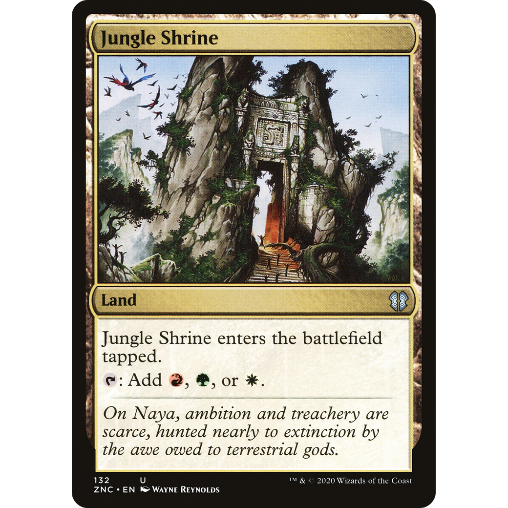 Jungle Shrine (ZNC-132) - Zendikar Rising Commander
