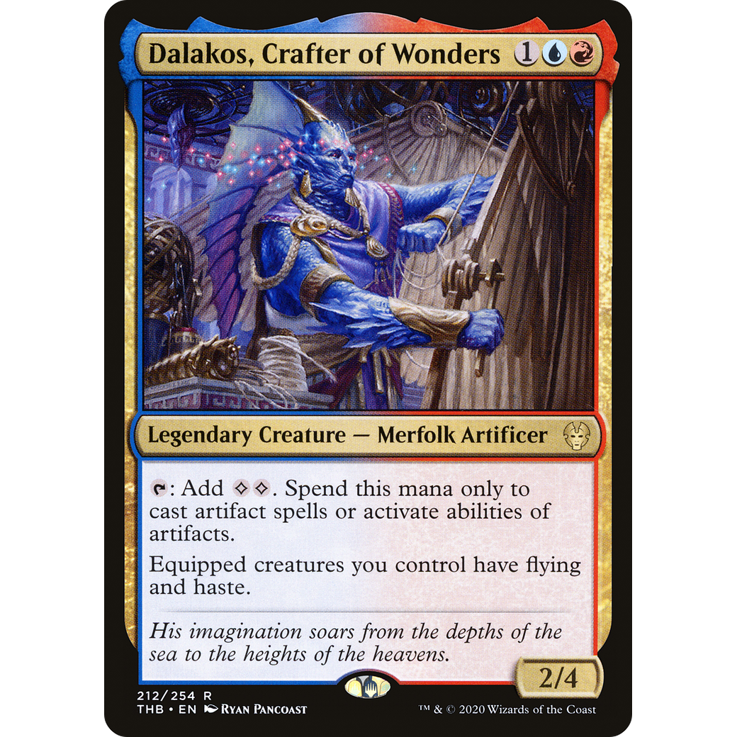 Dalakos, Crafter of Wonders (THB-212) - Theros Beyond Death Foil