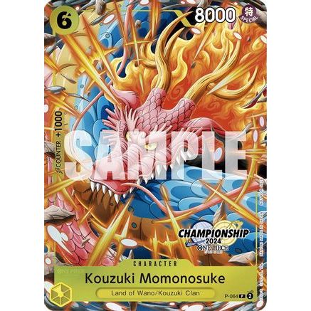 Kouzuki Momonosuke (CS 2024 Event Pack Finalist) (P-064) - One Piece Promotion Cards Foil