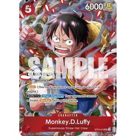 Monkey.D.Luffy (CS 2024 Celebration Pack) (ST01-012) - One Piece Promotion Cards Foil