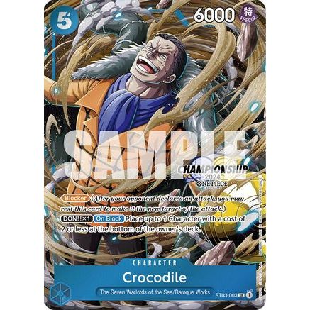 Crocodile (CS 2024 Celebration Pack) (ST03-003) - One Piece Promotion Cards Foil