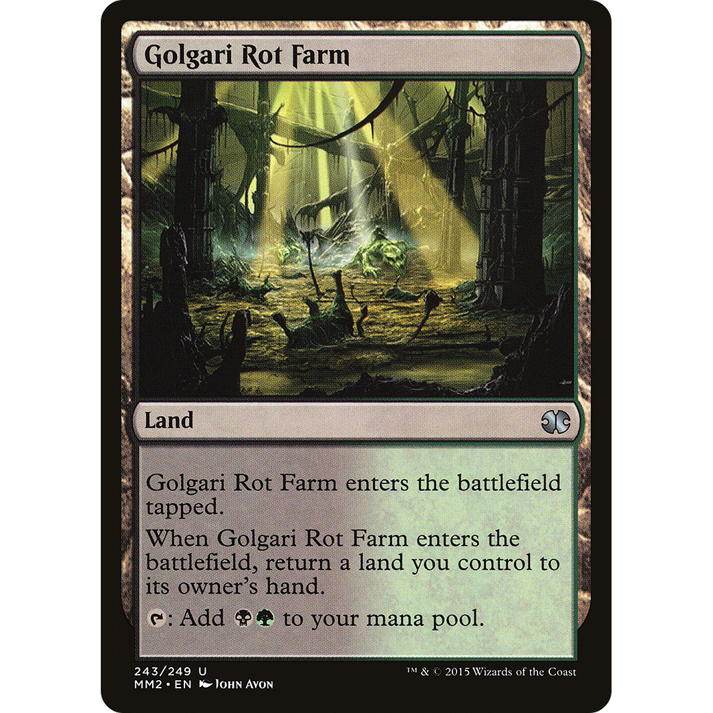 Golgari Rot Farm (MM2-243) - Modern Masters 2015 Foil