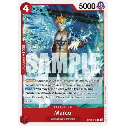 Marco (OP02-018) - Starter Deck 15: RED Edward.Newgate