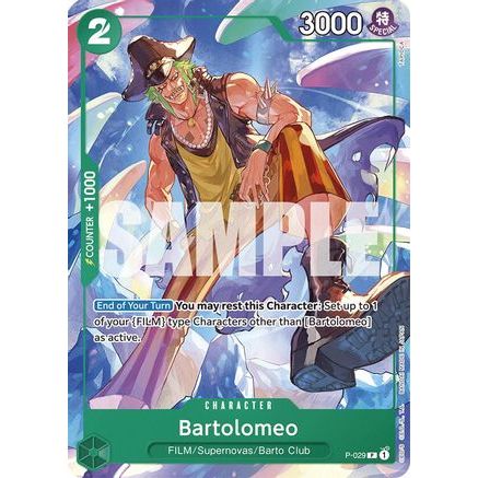 Bartolomeo (P-029) - Starter Deck 16: GREEN Uta