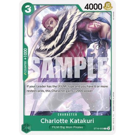 Charlotte Katakuri (ST16-003) - Starter Deck 16: GREEN Uta