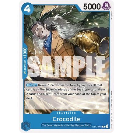 Crocodile (ST17-001) - Starter Deck 17: BLUE Donquixote Doflamingo