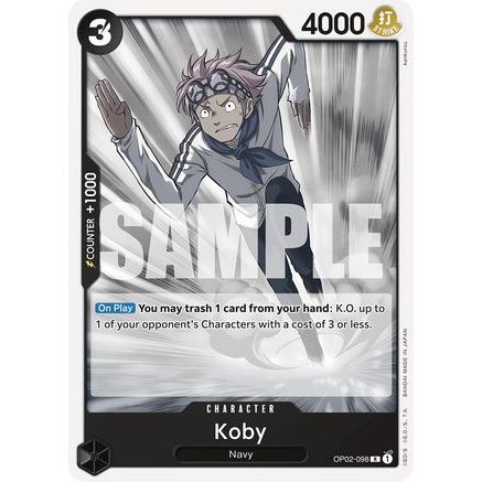 Koby (OP02-098) - Starter Deck 19: BLACK Smoker