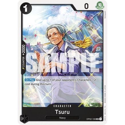 Tsuru (OP02-106) - Starter Deck 19: BLACK Smoker