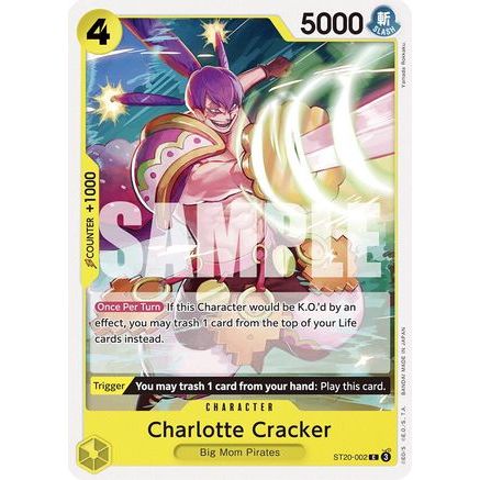 Charlotte Cracker (ST20-002) - Starter Deck 20: YELLOW Charlotte Katakuri