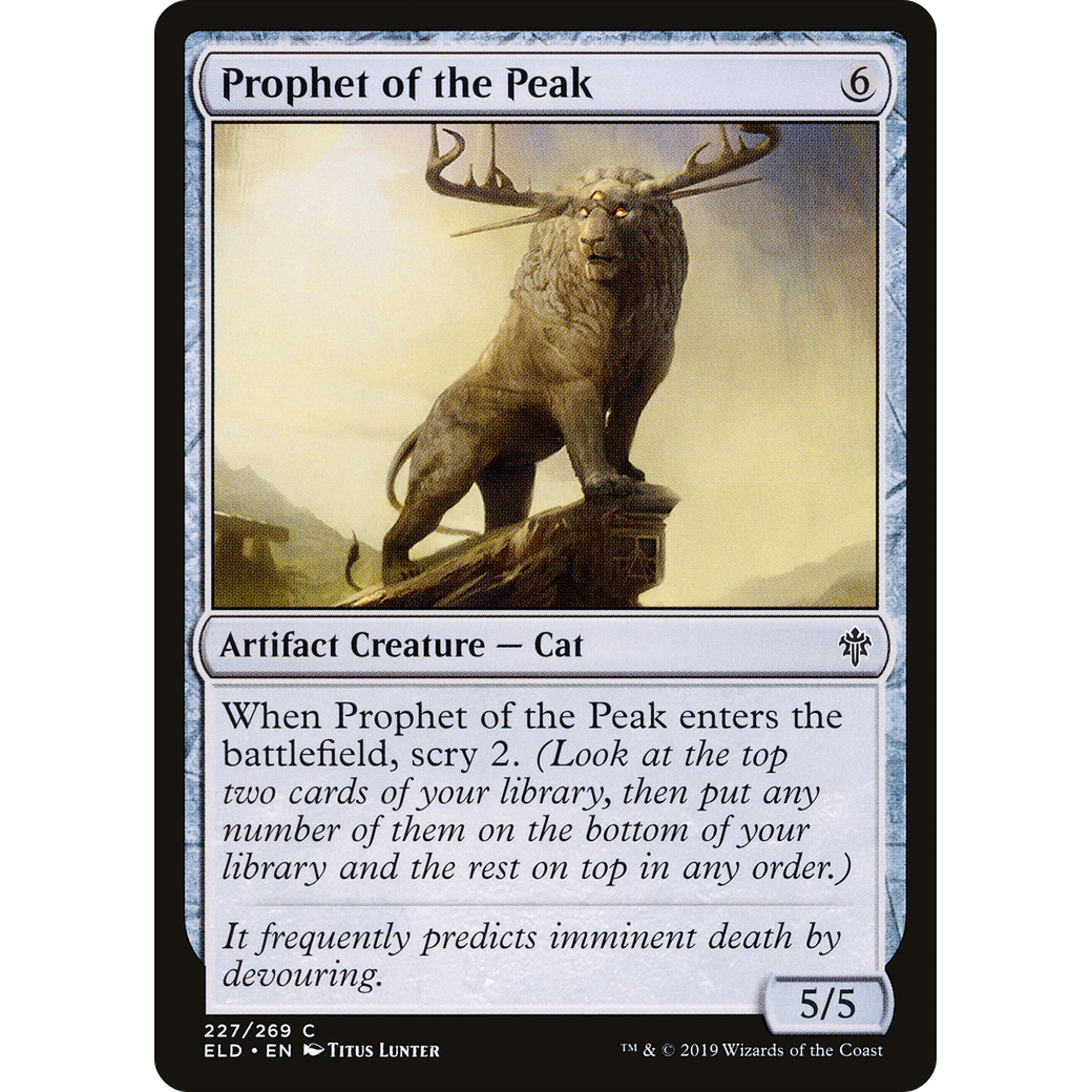 Prophet of the Peak (ELD-227) - Throne of Eldraine Foil