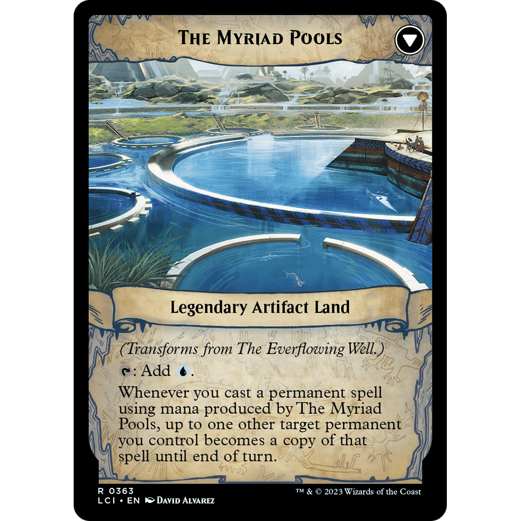 The Everflowing Well // The Myriad Pools (LCI-363) - The Lost Caverns of Ixalan: (Extended Art) Foil