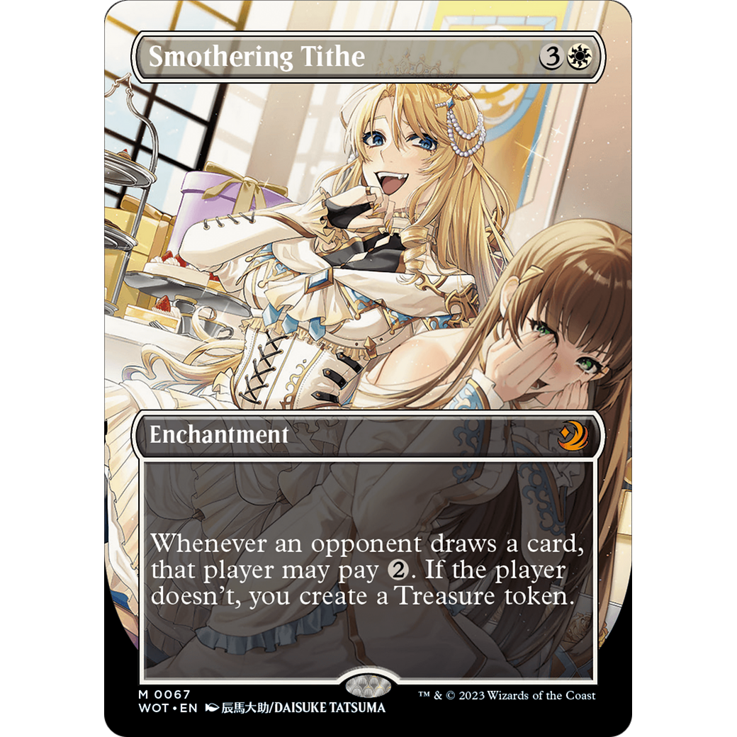 Smothering Tithe (WOT-067) - Wilds of Eldraine: Enchanting Tales (Borderless) Foil