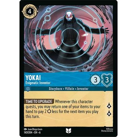 Yokai - Enigmatic Inventor (143/204) - Azurite Sea Cold Foil