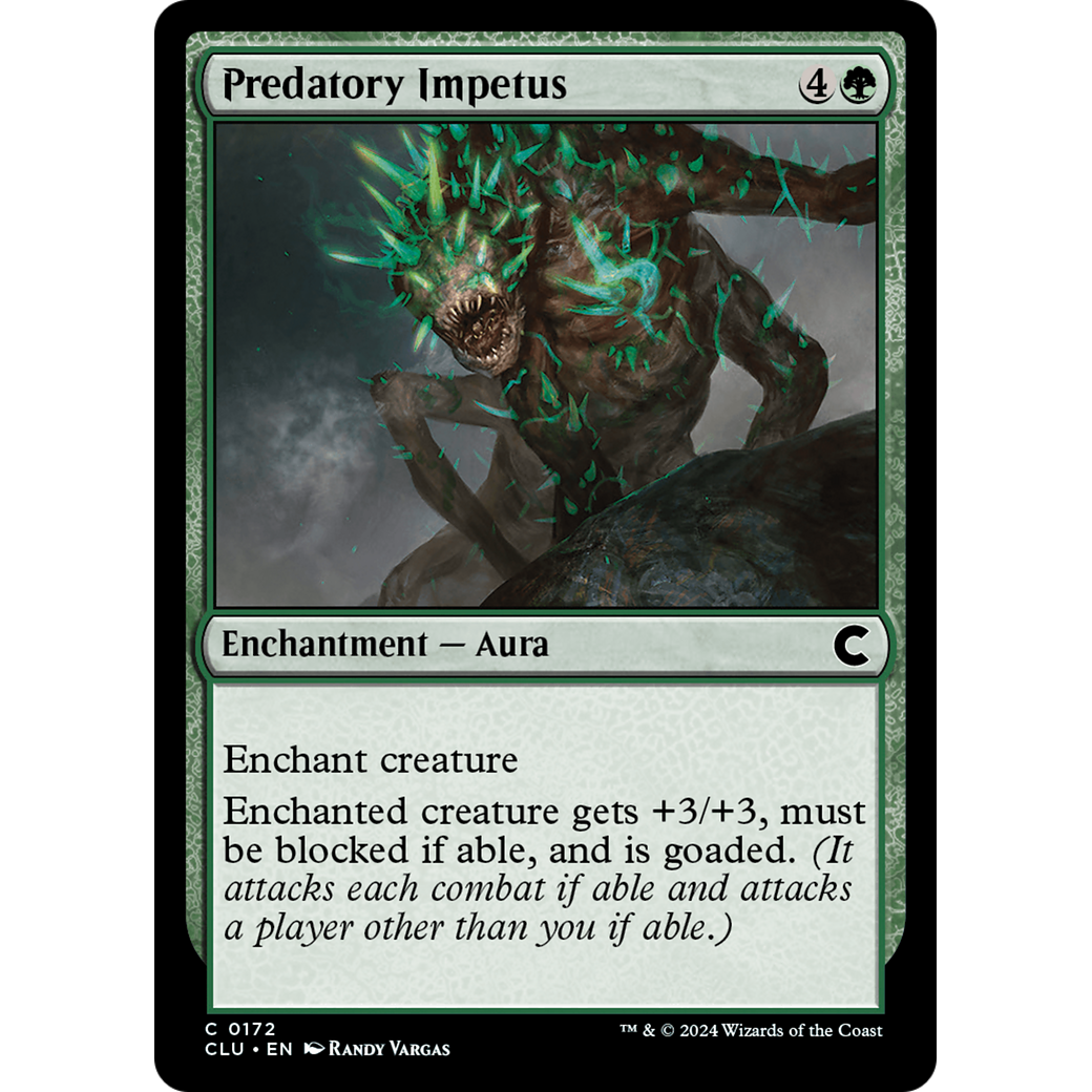 Predatory Impetus (CLU-172) - Ravnica: Clue Edition