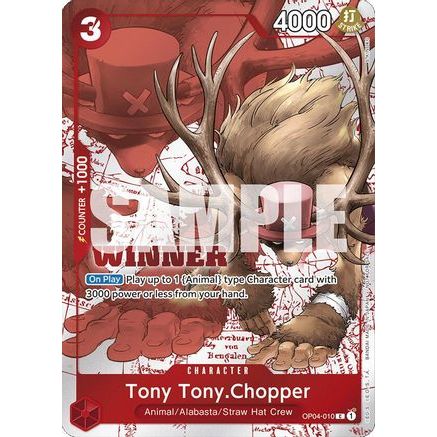 Tony Tony.Chopper (Winner Pack 2024 Oct.-Dec.) (OP04-010) - One Piece Promotion Cards Foil