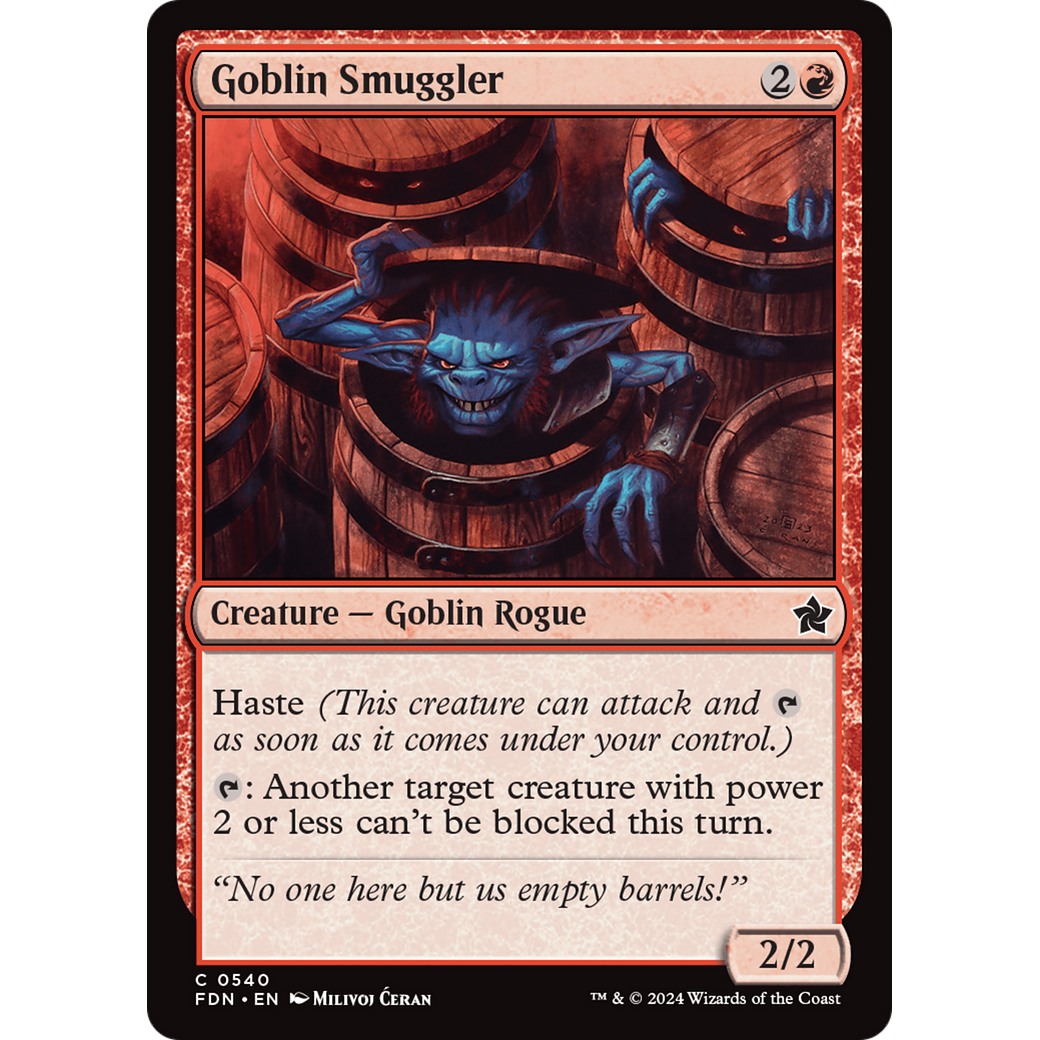Goblin Smuggler (FDN-540) - Foundations