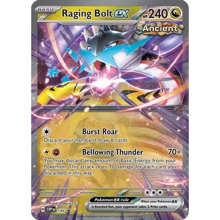 Raging Bolt ex - 145 145 - SV Scarlet & Violet Promo Cards Holofoil