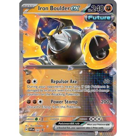 Iron Boulder ex - 147 147 - SV Scarlet & Violet Promo Cards Holofoil