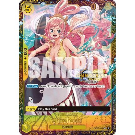 shirahoshi one piece card game Shirahoshi (October Championship 2024 Online Regional) (OP03-116)