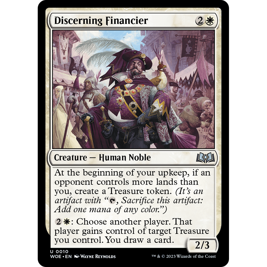 Discerning Financier (WOE-010) - Wilds of Eldraine