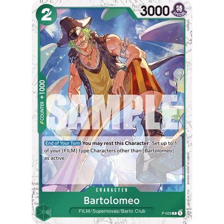 Bartolomeo (P-029) (Jolly Roger Foil) (P-029) - Premium Booster -The Best- Foil