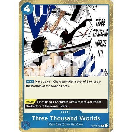 Three Thousand Worlds (Jolly Roger Foil) (OP03-057) - Premium Booster -The Best- Foil