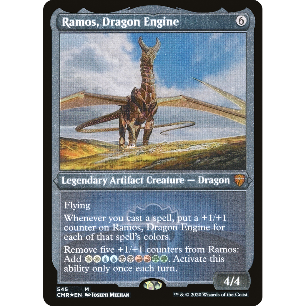 Ramos, Dragon Engine (Foil Etched) (CMR-545) - Commander Legends Foil