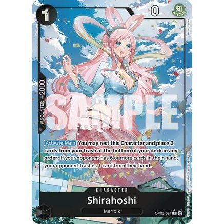 Shirahoshi (OP05-082) (Full Art) (OP05-082) - Premium Booster -The Best- Foil