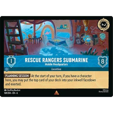 Rescue Rangers Submarine - Mobile Headquarters (169/204) - Azurite Sea Cold Foil