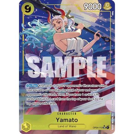 Yamato (OP04-112) (Alternate Art) (OP04-112) - Premium Booster -The Best- Foil