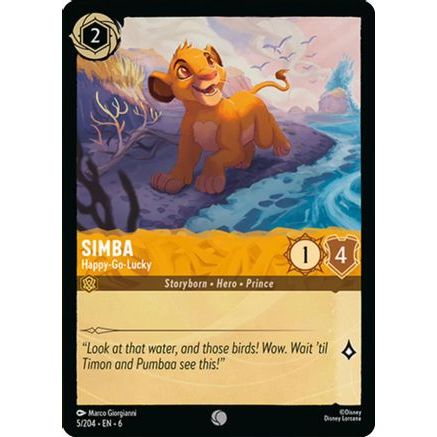 Simba - Happy-Go-Lucky (5/204) - Azurite Sea Cold Foil